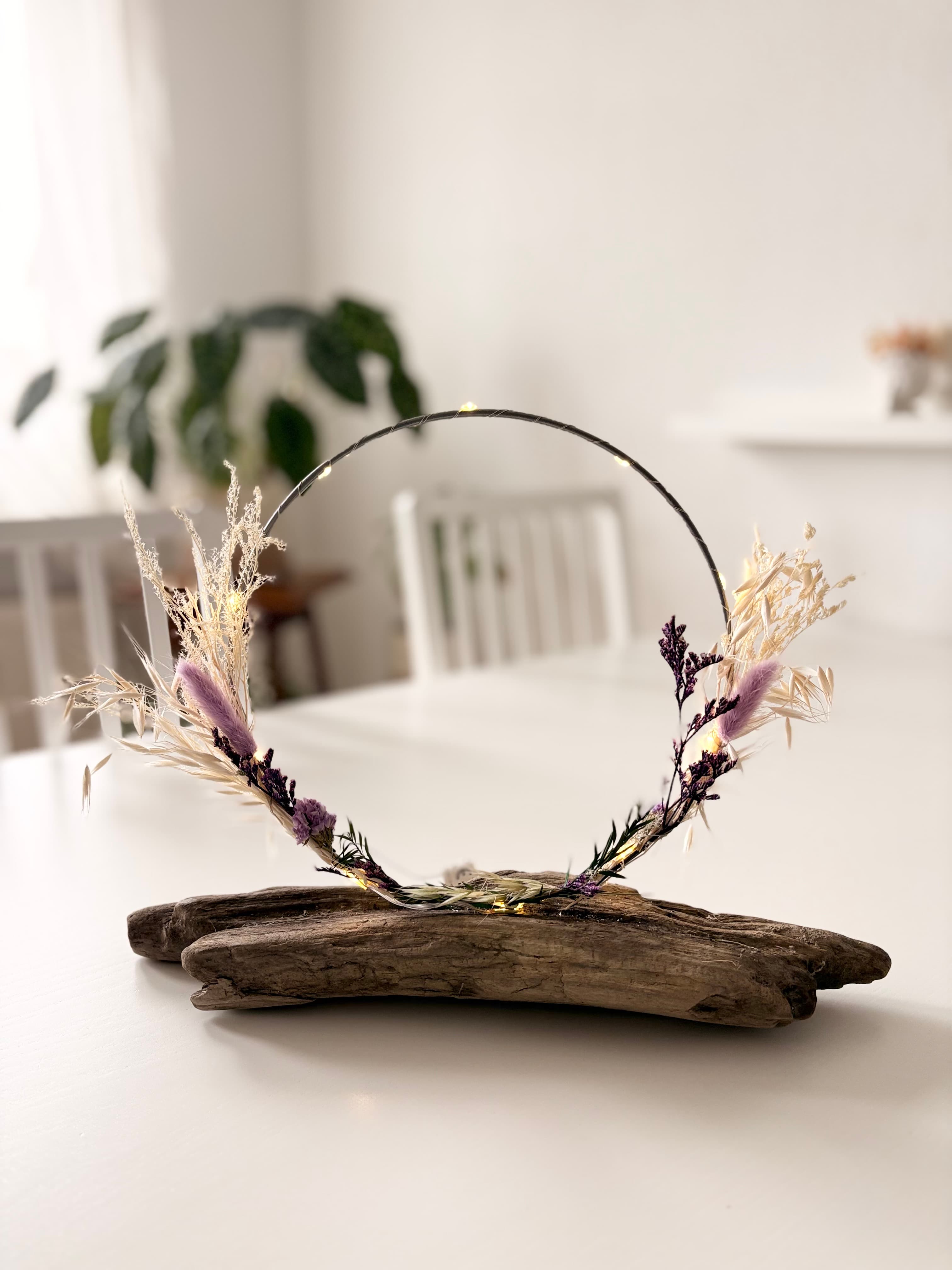 Treibholz Dekoring beleuchtet 