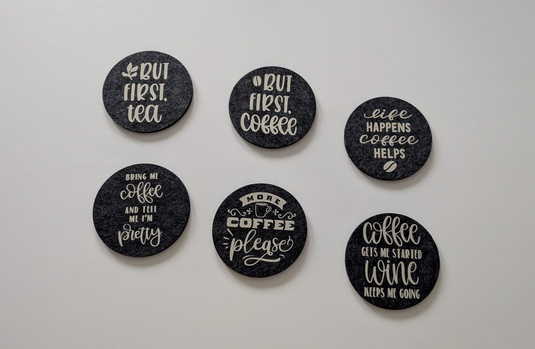 Untersetzer für Kaffee und Tee